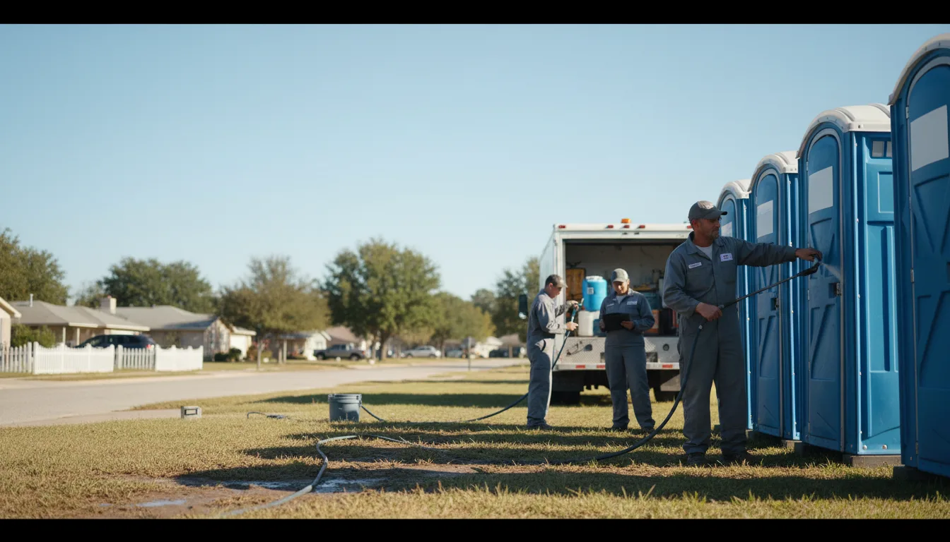 Long-Term Portable Toilet Rental in Celeste, TX near me